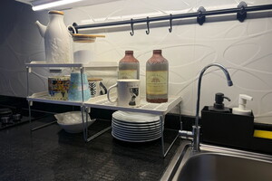 3Lü Dolap İçi Raf Düzenleyici Metal Ayaklı #4