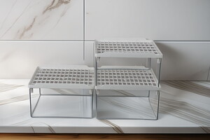 3Lü Dolap İçi Raf Düzenleyici Metal Ayaklı #5